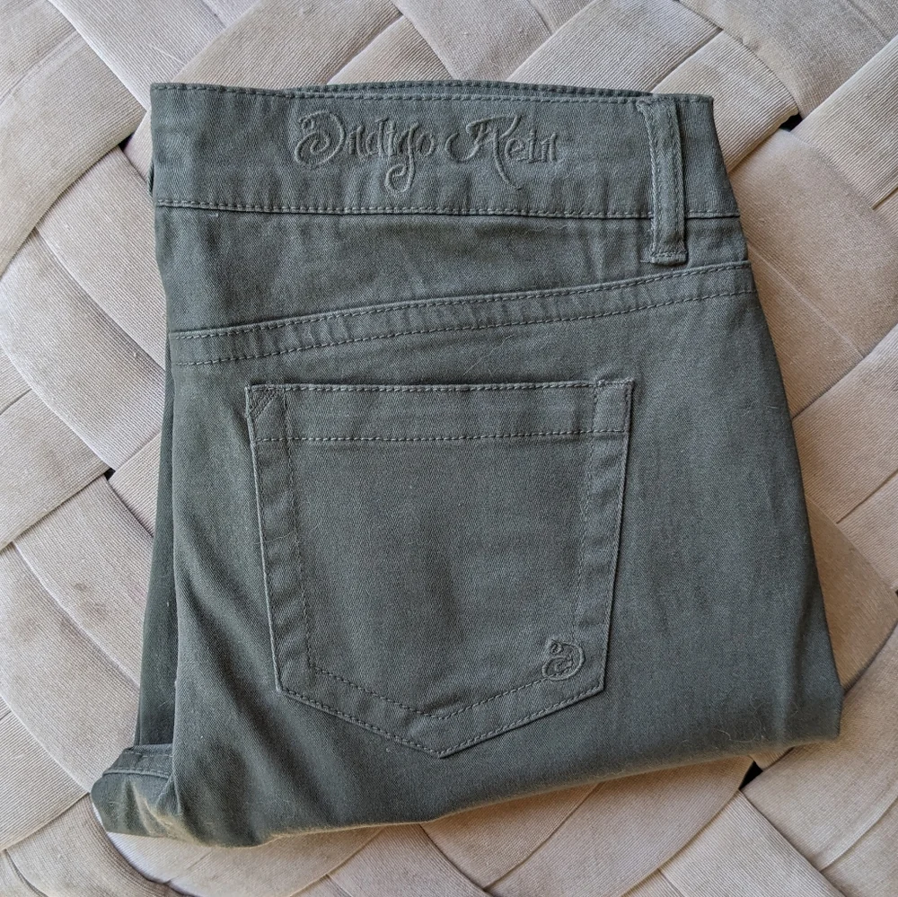 🌲 Indigo Rein Green Skinny Jeans 11